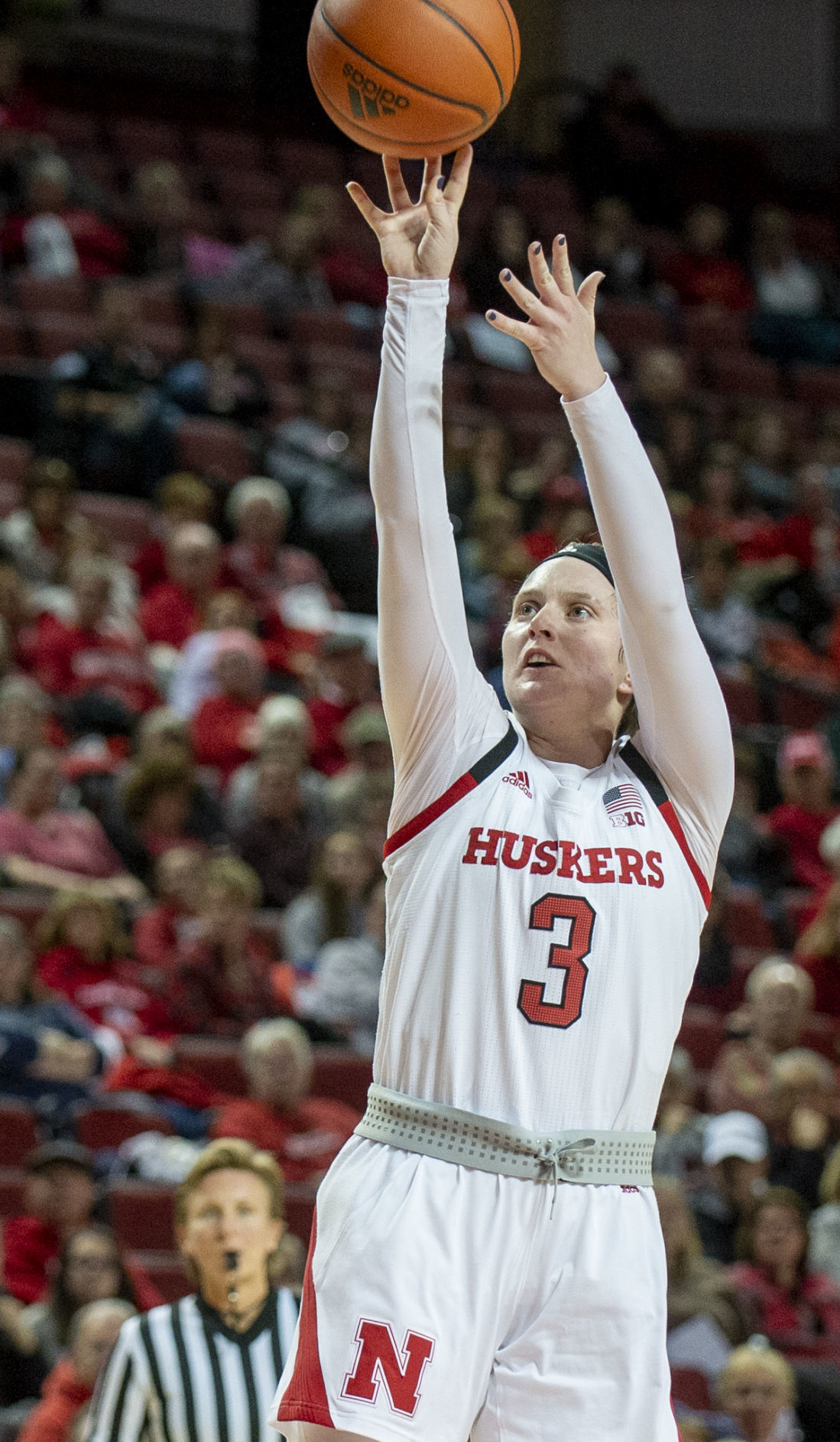 Nebraska vs. Michigan women's basketball, 1.19